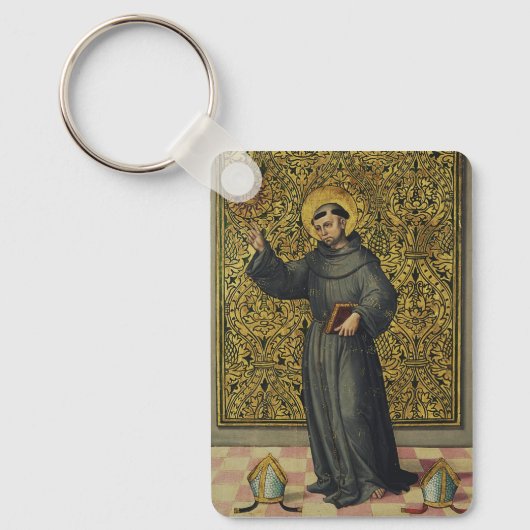 Sint Bernardino van Siena Sleutelhanger (Voorkant)