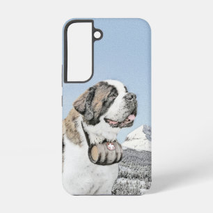 Sint-Bernardschilderij - Mooie originele honden ku Samsung Galaxy Hoesje