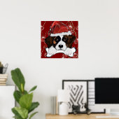 Sint-Bernardshond Poster (Thuiskantoor)