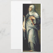 Sint Bridget van Zweden Kaart (Voorkant / Achterkant)