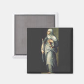 Sint Bridget van Zweden Magneet (Voorkant / Achterkant)