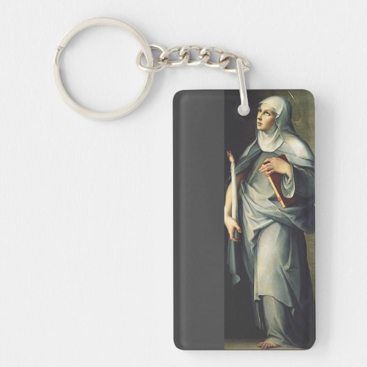 Sint Bridget van Zweden Sleutelhanger (Voorkant)