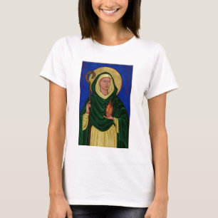 Sint-Brigid met Heilige Vuur T-shirt