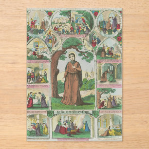 Sint Brigid van Ierland Acryl Uitnodigingen