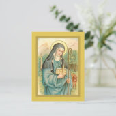 Sint-Brigid van Ierland (M 014) Briefkaart (Staand voorkant)