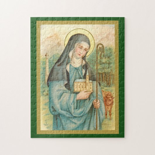 Sint-Brigid van Ierland (M 014) Legpuzzel (Verticaal)