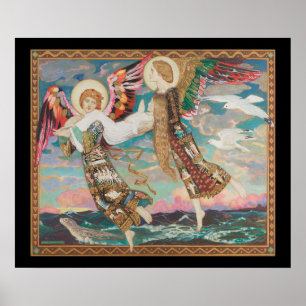 Sint-Bruid, ca. 1913 door John Duncan Poster