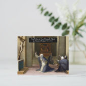 Sint-Catharina ontvangt de Stigmata Briefkaart (Staand voorkant)