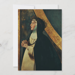 Sint-Catharina van Siena door Juan Bautista Maino Bedankkaart