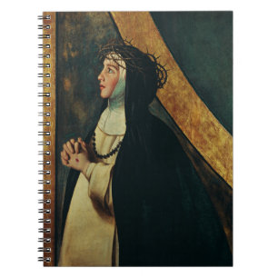 Sint Catharina van Siena door Juan Bautista Maino Notitieboek