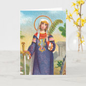 Sint-Catherine van Alexandrië in de Egyptische Dre Kaart (Gele Bloem)