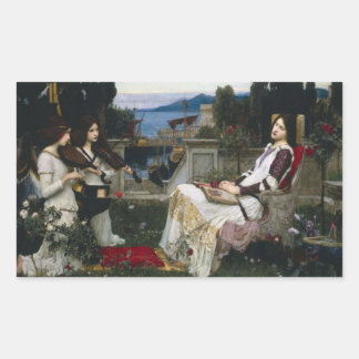 Sint-Cecilia (1895) Rechthoekige Sticker