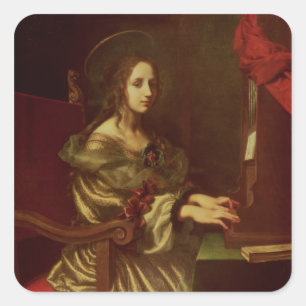 Sint-Cecilia 2 Vierkante Sticker