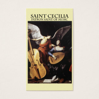 Sint Cecilia, beschermheilige van de muziek Visitekaartje