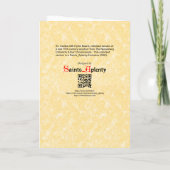 Sint-Cecilia met de Grote Raad van Hymn (Neurenber Kaart (Achterkant)