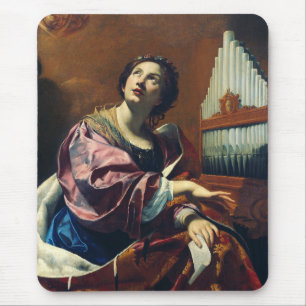 Sint-Cecilia Premium "Heavenly Concert" Kunstprint Muismat
