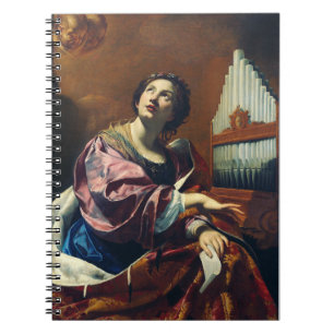 Sint-Cecilia Premium "Heavenly Concert" Kunstprint Notitieboek