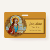 Sint-Cecilia van Rome (BK 003) Badge (Achterkant)