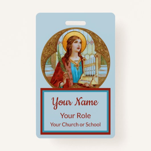 Sint-Cecilia van Rome (BK 003) Badge (Voorkant)