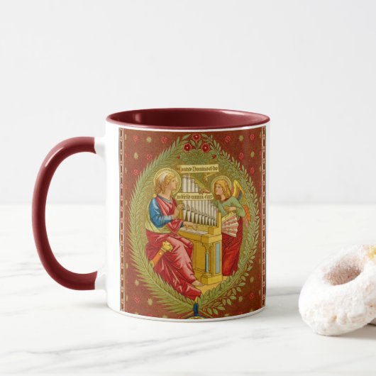 Sint-Cecilia van Rome (SNV 36) Coffee Mok 1 (Met donut)