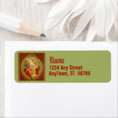 Sint-Cecilia van Rome (SNV 36) Etiket (Insitu)