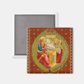 Sint-Cecilia van Rome (SNV 36) Square Magneet (Voorkant / Achterkant)