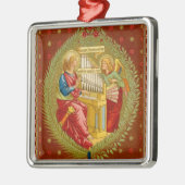 Sint-Cecilia van Rome (SNV 36) Square Metalen Ornament (Links)