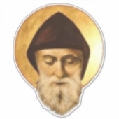 Sint-Charbel, Sticker van de maronitische kerk (Voorkant)