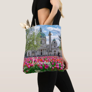 Sint-Charles-kerk in het voorjaar in Wenen, Oosten Draagtas