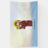 Sint-Christoffel Feestdag Heilige Spandoek (Verticaal)
