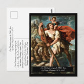 Sint Christopher beschermheilige van Reizigers Briefkaart (Voorkant / Achterkant)
