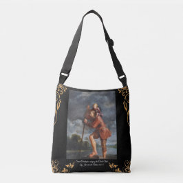 Sint Christopher met baby Christ Crossbody Tas