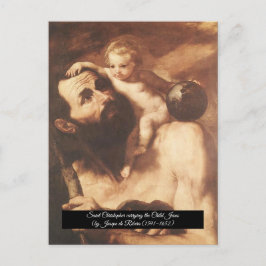 Sint Christopher met het Kind Christus Briefkaart