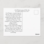 Sint Christopher met het Kind Christus Briefkaart (Achterkant)