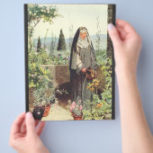 Sint Clara van Assisi: patrones van de televisie Flyer (Hand)