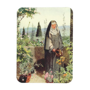 Sint Clara van Assisi: patrones van de televisie Magneet
