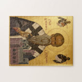 Sint Clemens van Ohrid Orthodox Christelijk Icoon Legpuzzel (Horizontaal)