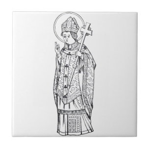 Sint Deiniol Abt en Bisschop Tegeltje