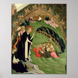 Sint-Dominic Rescuing Shipwrecked Poster