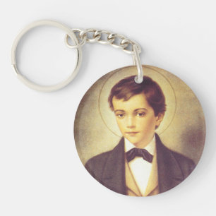 Sint Dominic Savio leerling van John Bosco Sleutelhanger