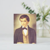 Sint-Dominic Savio-student van John Bosco Briefkaart (Staand voorkant)