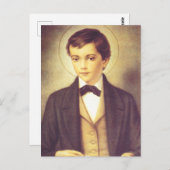 Sint-Dominic Savio-student van John Bosco Briefkaart (Voorkant / Achterkant)
