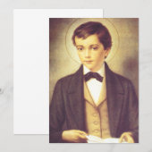 Sint-Dominic Savio-student van John Bosco Kaart (Voorkant / Achterkant)