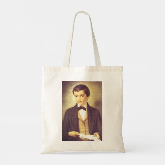 Sint-Dominic Savio-student van John Bosco Tote Bag (Achterkant)