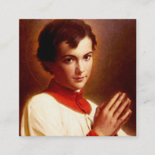 Sint Dominic Savio Vierkante Visitekaartje