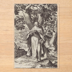 Sint-Dominicus Castiliaanse katholieke priester Acryl Uitnodigingen
