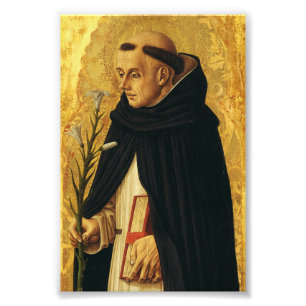 Sint-Dominicus door Carlo Crivelli Foto Afdruk