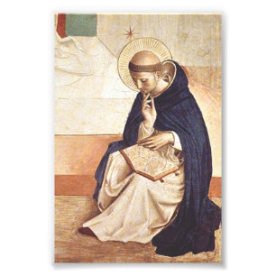 Sint-Dominicus door Fra Angelico Renaissance Kunst Foto Afdruk