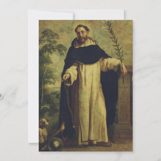 Sint Dominicus Guzman Kaart (Voorkant)