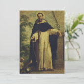 Sint Dominicus Guzman Kaart (Staand voorkant)
